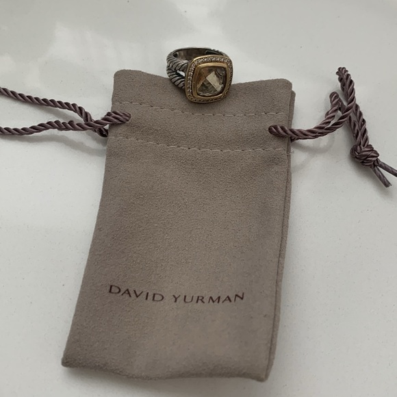 David Yurman Albion Ring Citrine 11mm - Picture 3 of 3